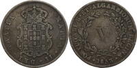Portugal 5 Réis Maria II. (1834-1853) - Kursmünze (1840-1853) -