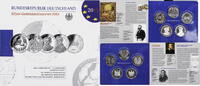 Bundesrepublik Deutschland 5 x 10 Euro Offizieller Gedenkmünzensatz -