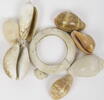 Ozeanien Muschelgeld aus Kauris und Muschelringen -
