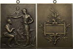 Paris Plakette Mutualité - Gegenseitigkeit, von Coudray -