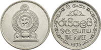 Ceylon 1 Rupie Elisabeth II. (1952-2022) - Kursmünze (1963-1971) -
