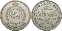 Ceylon 1 Rupie Elisabeth II. (1952-2022) - Kursmünze (1963-1971) -