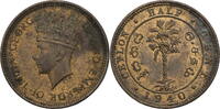 Ceylon 1 Cent Georg VI. (1936-1952) - Kursmünze (1937-1942) -