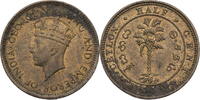 Ceylon 1 Cent Georg VI. (1936-1952) - Kursmünze (1937-1942) -