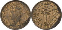 Ceylon 1 Cent Georg VI. (1936-1952) - Kursmünze (1937-1942) -