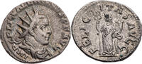 Römische Kaiserzeit Antoninian 255-256 n. Chr. Valerianus I., Büste / FELICITAS AVGG, Felicitas mit Füllhorn und Caduceus ss