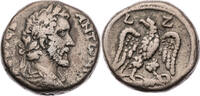 Ägypten Tetradrachme Alexandria, Antoninus Pius, Jahr 7, Büste / Adler, R! -