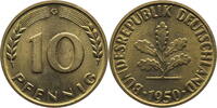 Bundesrepublik Deutschland 10 Pfennig Kursmünze (1950-2001) -