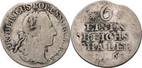 Preussen, Königreich 1/6 Taler Friedrich II. (1740-1786) Kleve -