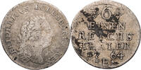 Preussen, Königreich 1/6 Taler Friedrich II. (1740-1786) Königsberg -