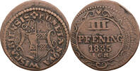 Mecklenburg-Wismar, Stadt 3 Pfennig 1835 ICM fast ss