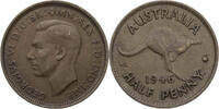 Australien Half Penny Georg VI. (1936-1952) - Kursmünze (1938-1948) -