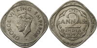 Indien 2 Annas Georg VI. (1936-1952) - Kursmünze (1946-1947) -