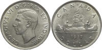 Kanada 1 Dollar George VI. (1936-1952) - Voyageur Kursmünze (1937-1947) -