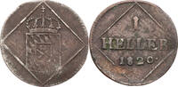 Bayern 1 Heller Maximilian Joseph IV./I. (1799-1825) -