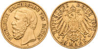 Kaiserreich, Baden 10 Mark Friedrich I. (1856-1907) - Kursmünze (1890-1901) -