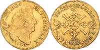 Frankreich Louis d'or aux quatre L Louis XIV (1643-1715), Paris, ex Salton Collection -