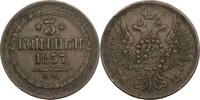 Russland, Zarenreich 3 Kopeken Alexander II. (1855-1881) - Kursmünze (1850-1859) -