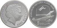 Australien 5 Dollar Avro 504K - Geschichte der Luftfahrt -