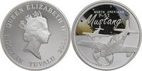 Tuvalu 1 Dollar North American P-51 Mustang - Kampflugzeuge des 2. Weltkrieges -