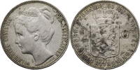 Niederlande 1 Gulden Wilhelmina (1890 - 1948) - Kursmünze (1898-1909) -