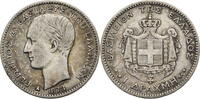 Griechenland 1 Drachme George I. (1863-1912) - Kursmünze (1868-1883) -