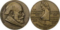 Frankreich Medaille Med. (v. Jean Briquemont) auf Fernand Gregh -