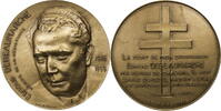 Frankreich Medaille Med. (v. J. H. Coeffin) auf den Tod des Wiederstandskämpfer Edmond Debeaumaeche -