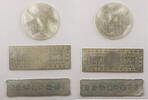 Macau, China Spielmarke 3 Perlmutttokens -