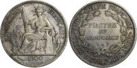 Indochina, Frankreich 1 Piaster Kursmünze (1885-1928) -