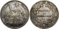 Indochina, Frankreich 1 Piaster Kursmünze (1885-1928) -
