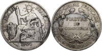 Indochina, Frankreich 1 Piaster Kursmünze (1885-1928) -