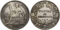 Indochina, Frankreich 1 Piaster Kursmünze (1885-1928) -