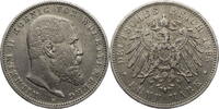 Kaiserreich, Württemberg 5 Mark Wilhelm II. (1891 bis 1918) - Kursmünze (1892-1913) -