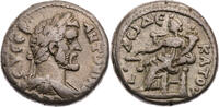 Ägypten Tetradrachme Alexandria, Antoninus Pius, Jahr 12, Büste / Dikaiosyne mit Waage -