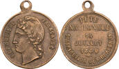 Frankreich, 3. Republik Tragbare Medaille Medaille zum Nationalfeiertag -