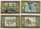 Lütjenburg 4x50 Pfennig Komplette Serie von 4 Scheinen der Spar- und Leihkasse -