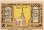 Kellinghusen 50 Pfennig Banknote - Druckfirma -