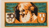 Magdeburg, Künstlerverein St. Lucas 50 Pfennig St. Lucas -