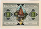 Lübeck 75 Pfennig Hilfsschein für den 1. Nordischen Briefmarkensammler und Händler-Tag -