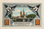 Lübeck 75 Pfennig Hilfsschein für den 1. Nordischen Briefmarkensammler und Händler-Tag -