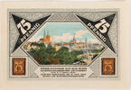 Lübeck 75 Pfennig Hilfsschein für den 1. Nordischen Briefmarkensammler und Händler-Tag -