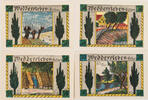 Weddersleben 4x50 Pfennig Komplette Serie von 4 Scheinen -