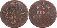 Würzburg 2 x 1/2 Pfennig Franz Ludwig von Erthal (1779-1795) und Adam Friedrich von Seinsheim (1755-1779) -