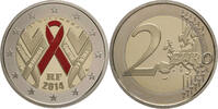 Frankreich, 5. Republik 2 Euro Welt-AIDS-Tag -