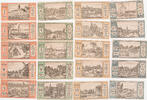 Berlin 20x50 Pfennig Komplette Serie von 20 Scheinen - Stadtbezirke -