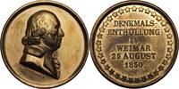 Weimar Medaille von A. Facius auf die Enthüllung des Herder-Denkmals in Weimar -