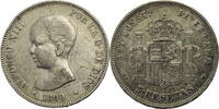 Spanien 5 Pesetas Alfonso XIII / 5 Pesetas / 1890