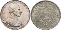 Kaiserreich, Preussen 2 Mark Wilhelm II. (1888-1918) - zum 25. Regierungsjubiläum -