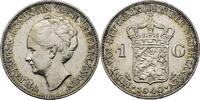 Niederlande 1 Gulden Wilhelmina (1890-1948) - Kursmünze (1922-1945) -